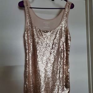 Cream Matte-Sparkle Tank